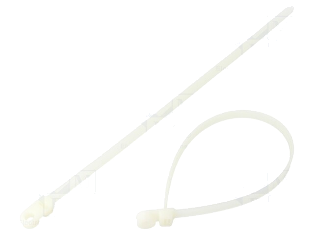 Kabelbinder; met bevestiging; L: 305mm; W: 7,6mm; polyamide; 550N Kabelbinder; met bevestiging; L: 305mm; W: 7,6mm; polyamide; 550N